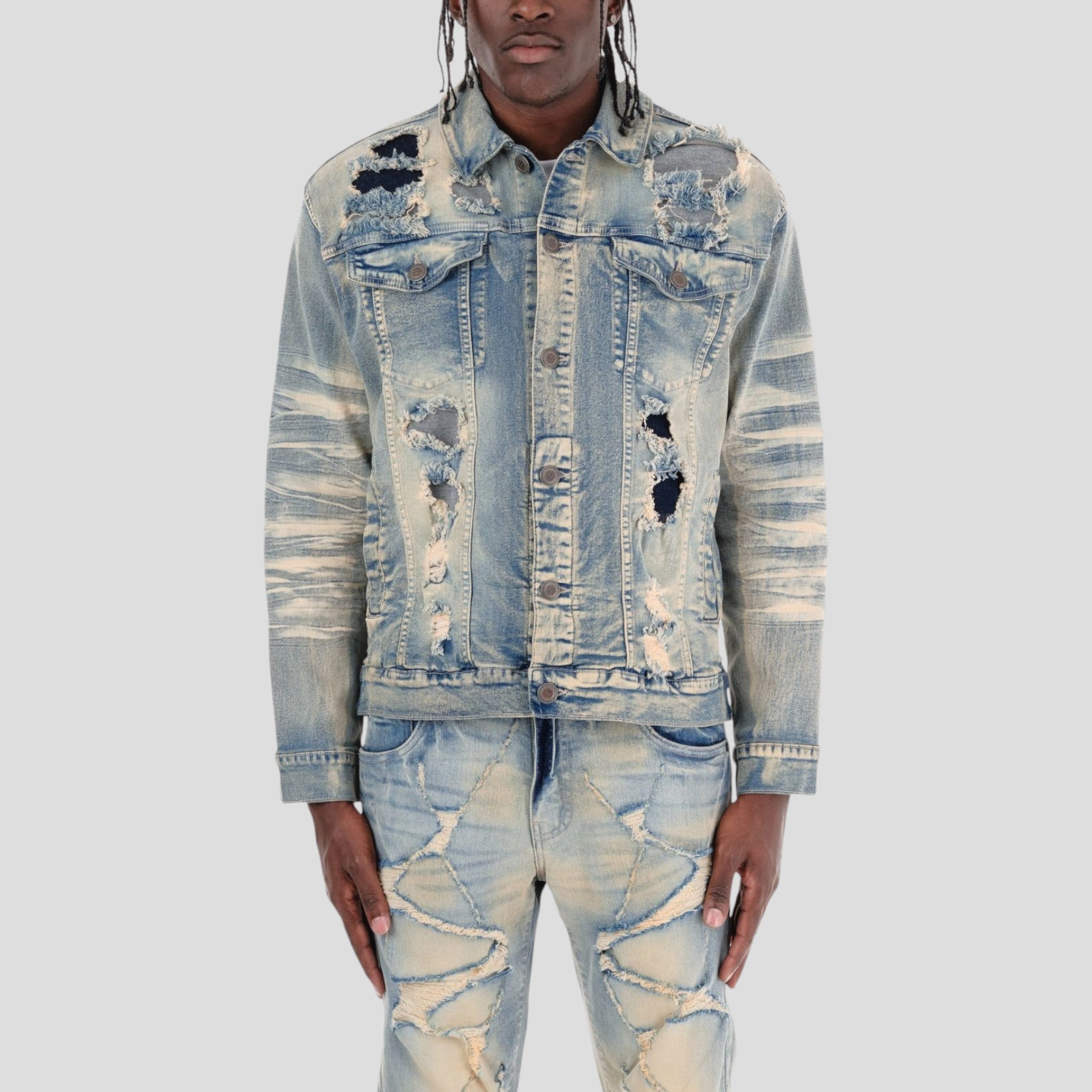 Hidden Treasures Rip & Repair Denim Jacket – Bouchards