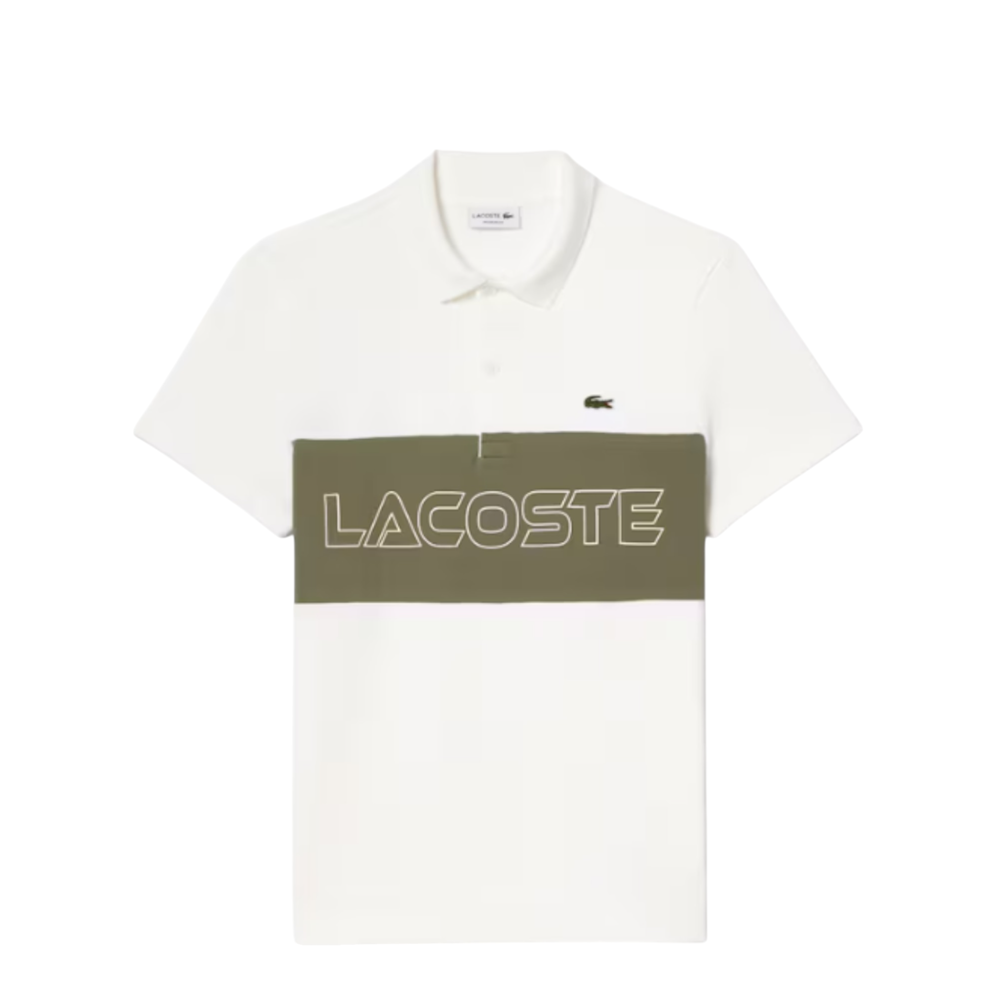 Lacoste Men's Regular Fit Stretch Piqué Colorblock Polo