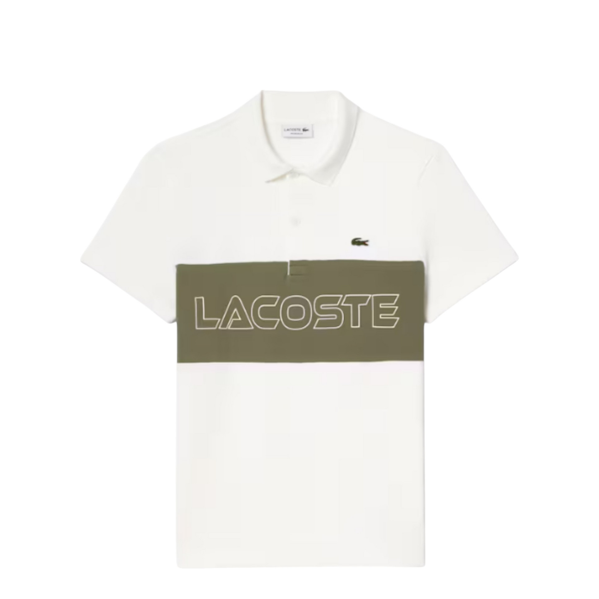 Lacoste Men's Regular Fit Stretch Piqué Colorblock Polo