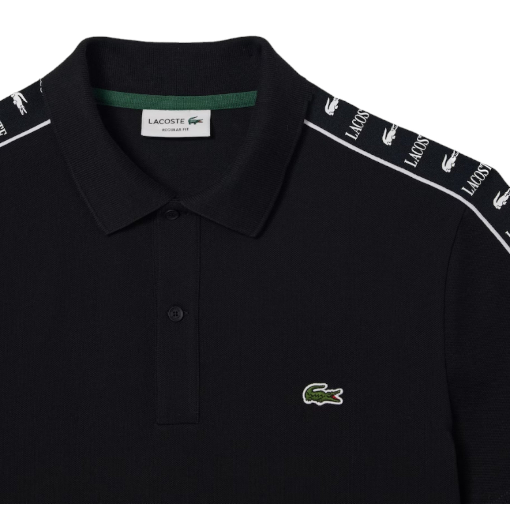 Lacoste Men's Logo Stripe Stretch Piqué Polo – Bouchards Lacoste Men's Logo Stripe Stretch Piqué Polo – Bouchards