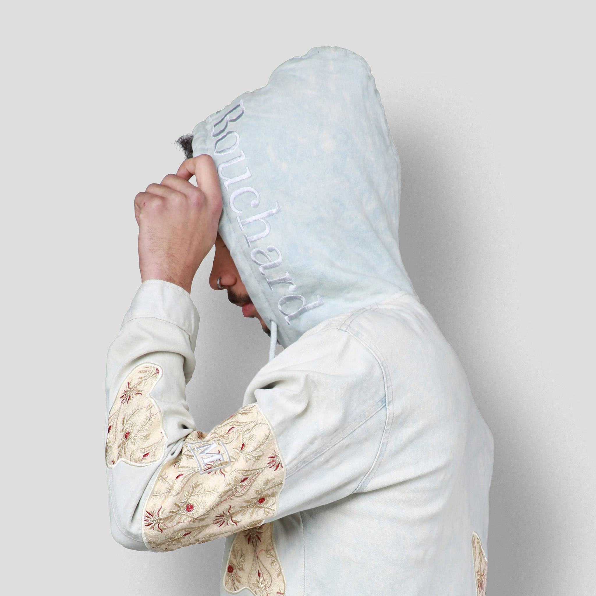 MDB Brand Men's Tapestry Denim Hoodie – Bouchards