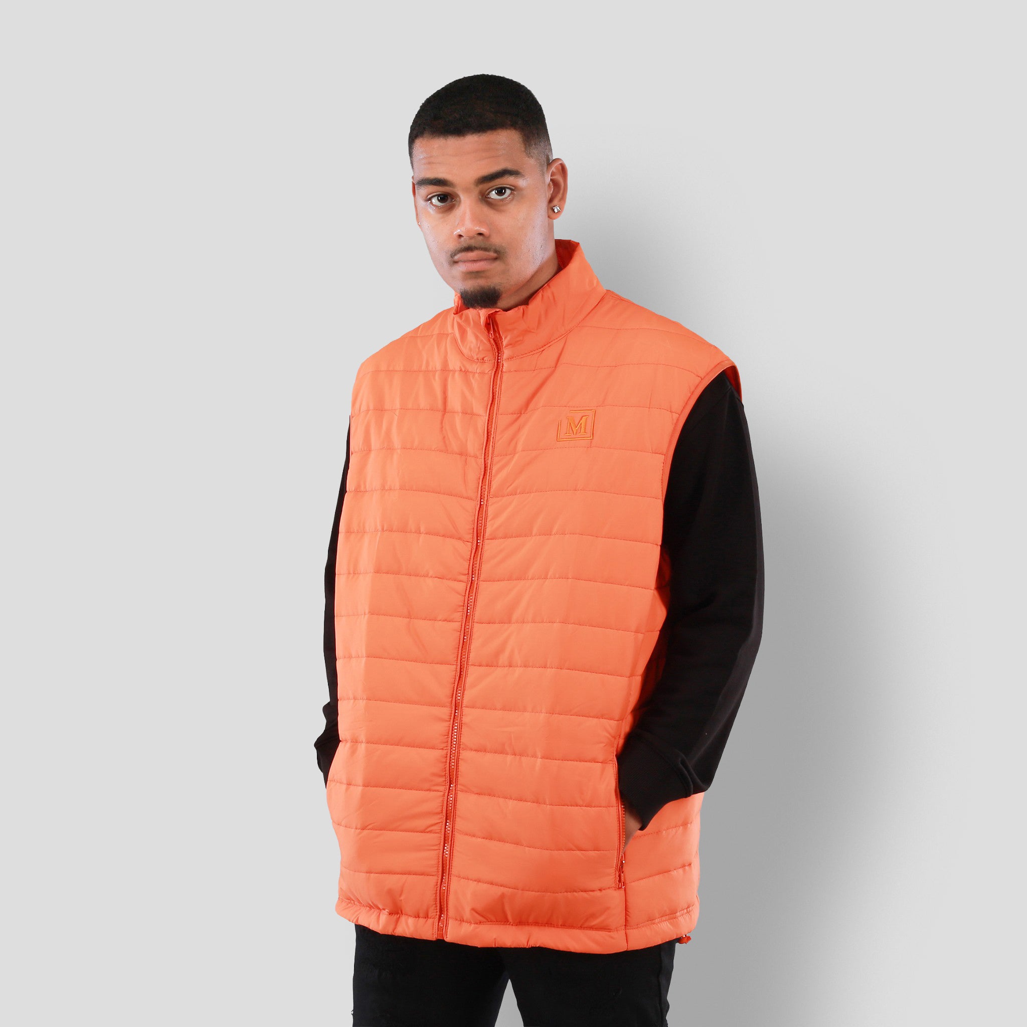Men’s Tagline Mesh Blouson MQO00069 Men's Hudson Insulated Full-Zip Puffer Vest custom