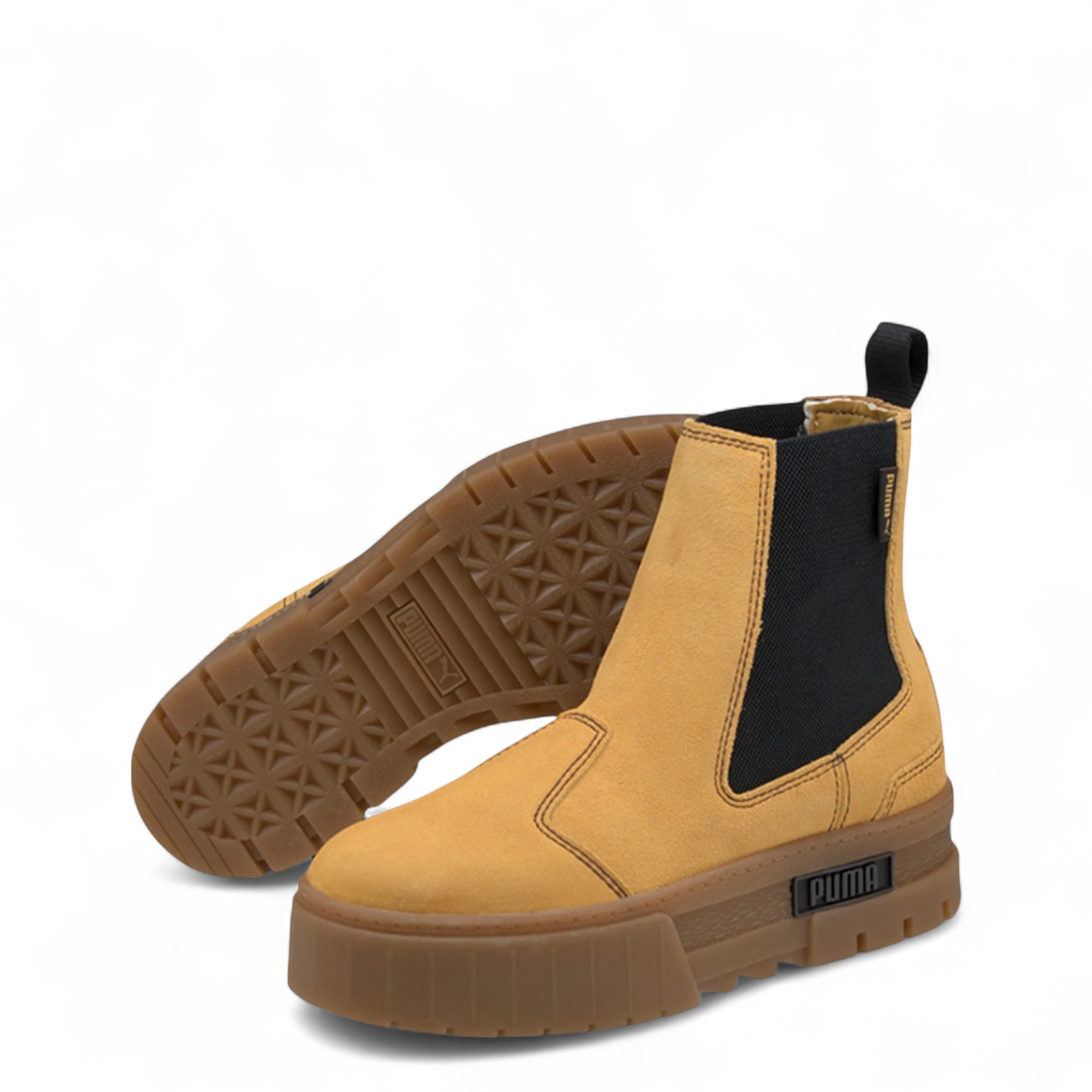 Puma Mayze Suede Chelseaブーツ Amazon.com | PUMA Mayze Chelsea Suede Marshmallow 5.5 B (M