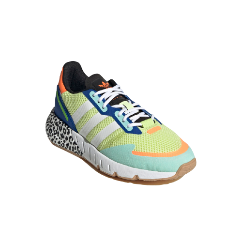 Adidas ZX 1K Boost Shoes Semi Frozen Yellow 5 Kids Originals Shoes