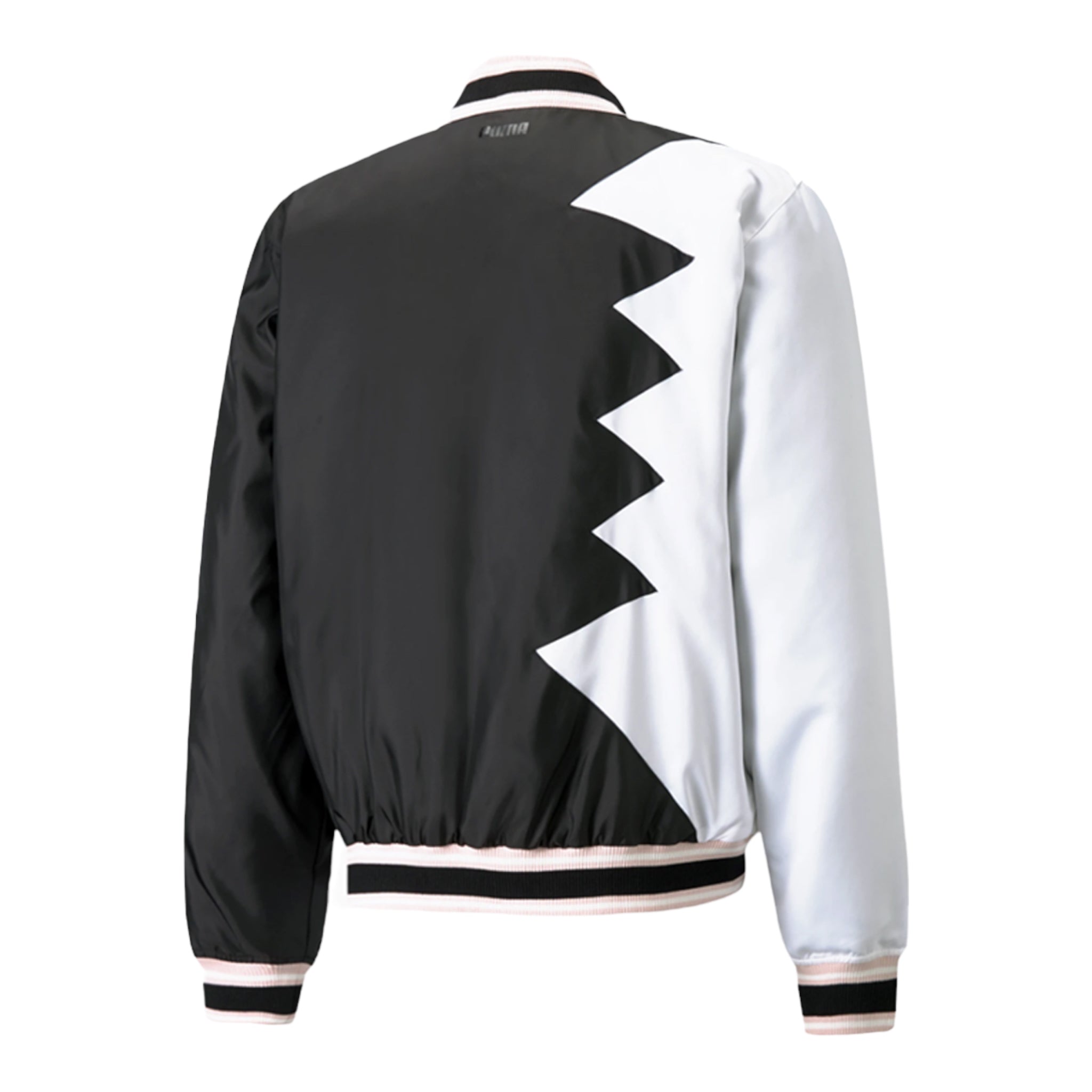 black and white basketball jacket